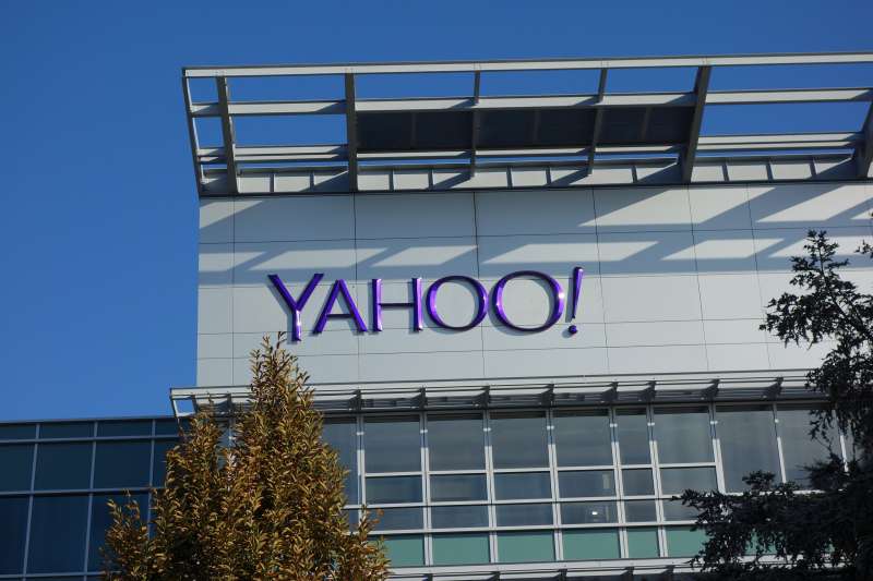 Yahoo corporate offices and headquarters in Sunnyvale, California.