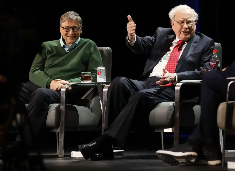 Bill Gates And Warren Buffett Speak At Columbia University