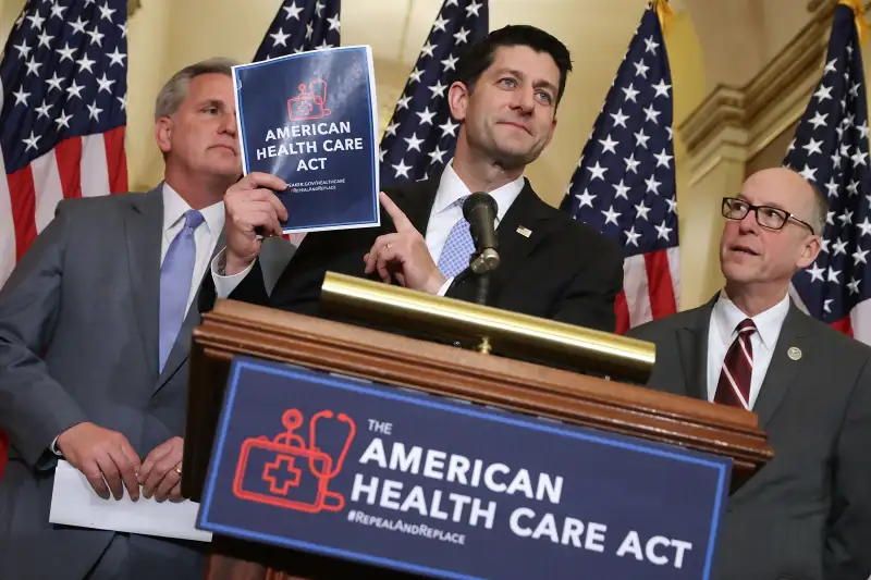 Paul Ryan, House Leaders Hold Press Conference On American Health Care Act