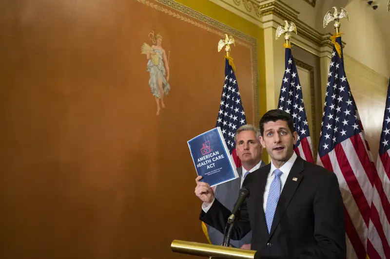 House Speaker Paul Ryan Holds News Conference On American Health Care Act