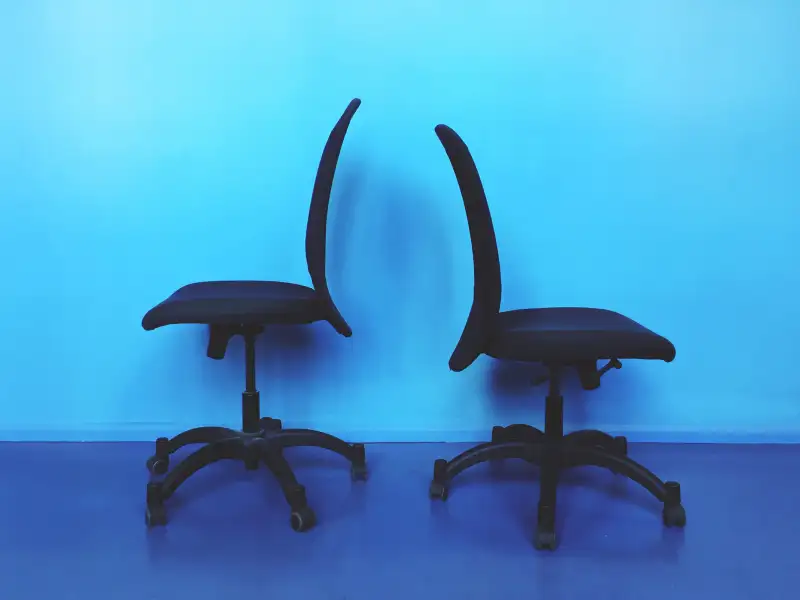 Two office chairs