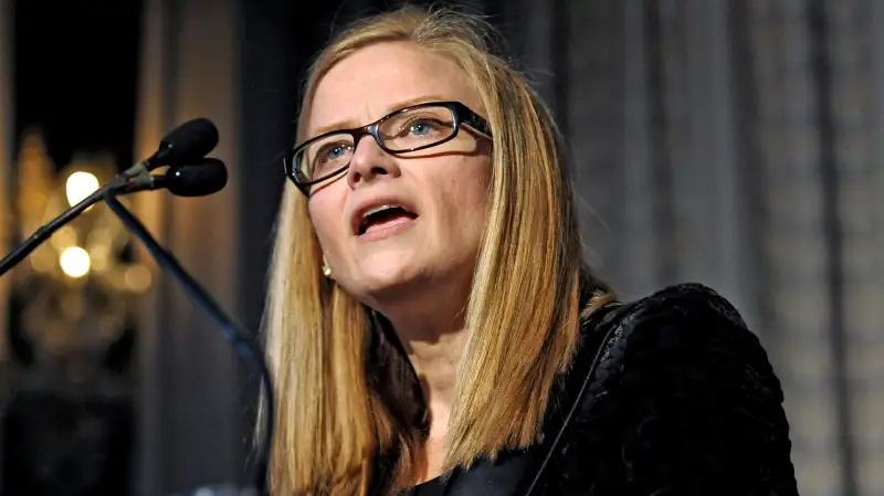 Carrie Tolstedt, senior executive vice president of community banking for Wells Fargo & Co., speaks during the 8th Annual 25 Most Powerful Women in Banking Awards dinner in New York, on Oct. 6, 2010.