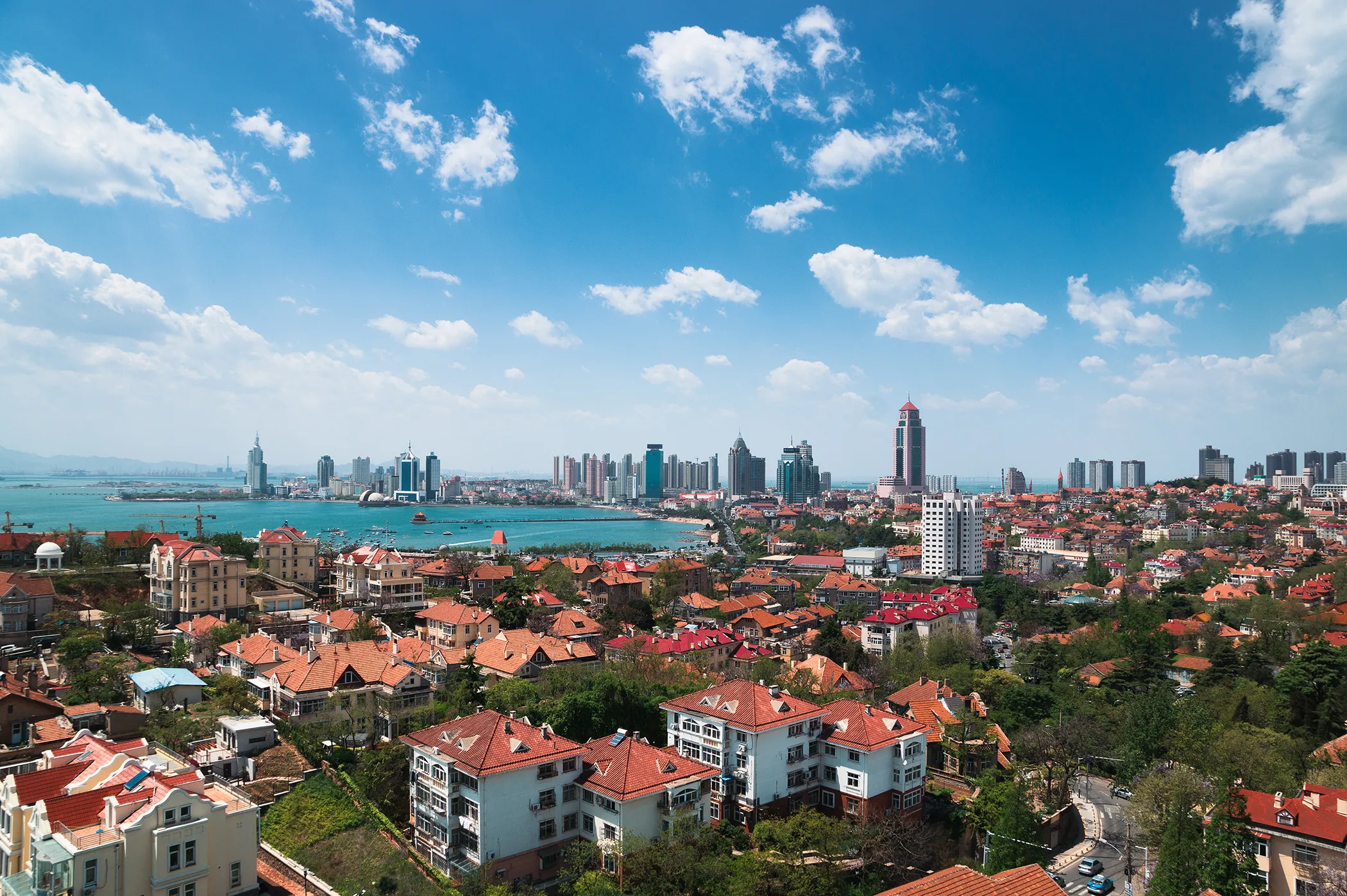 Провинция Циндао. Циндао Шаньдун. Циндао, Яньтай.. Китай город Qingdao.