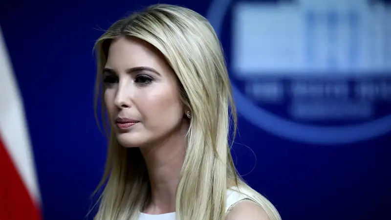 Ivanka Trump attends an event at the Eisenhower Executive Office Building April 4, 2017 in Washington, DC. U.S. President Donald Trump also delivered remarks and answered questions from the audience during a town hall event with CEO's on the American business climate.