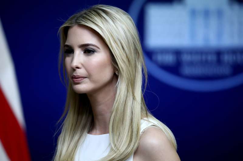 Ivanka Trump attends an event at the Eisenhower Executive Office Building April 4, 2017 in Washington, DC. U.S. President Donald Trump also delivered remarks and answered questions from the audience during a town hall event with CEO's on the American business climate.