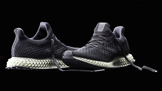The Adidas Futurecraft 4D has a 3-D printed sole.