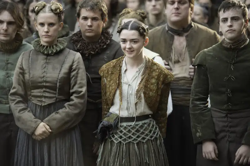 Maisie Williams as Arya Stark in HBO's series Game of Thrones.