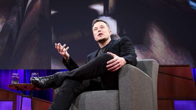 Chris Anderson interviews Elon Musk at TED2017 - The Future You, April 24-28, 2017, Vancouver, BC, Canada.