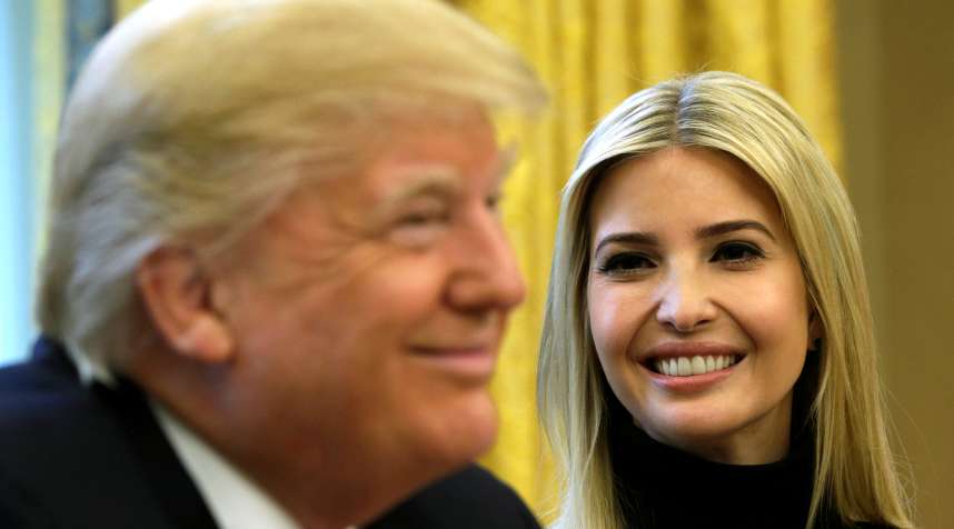 U.S. President Donald Trump and his daughter Ivanka.
