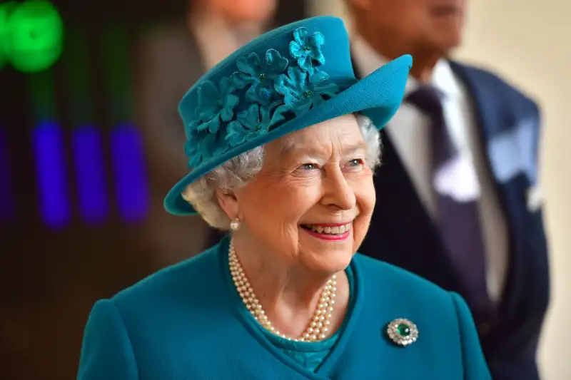 Queen Elizabeth II, arrives to attend the opening of the National Cyber Security Center in London, February 14, 2017.