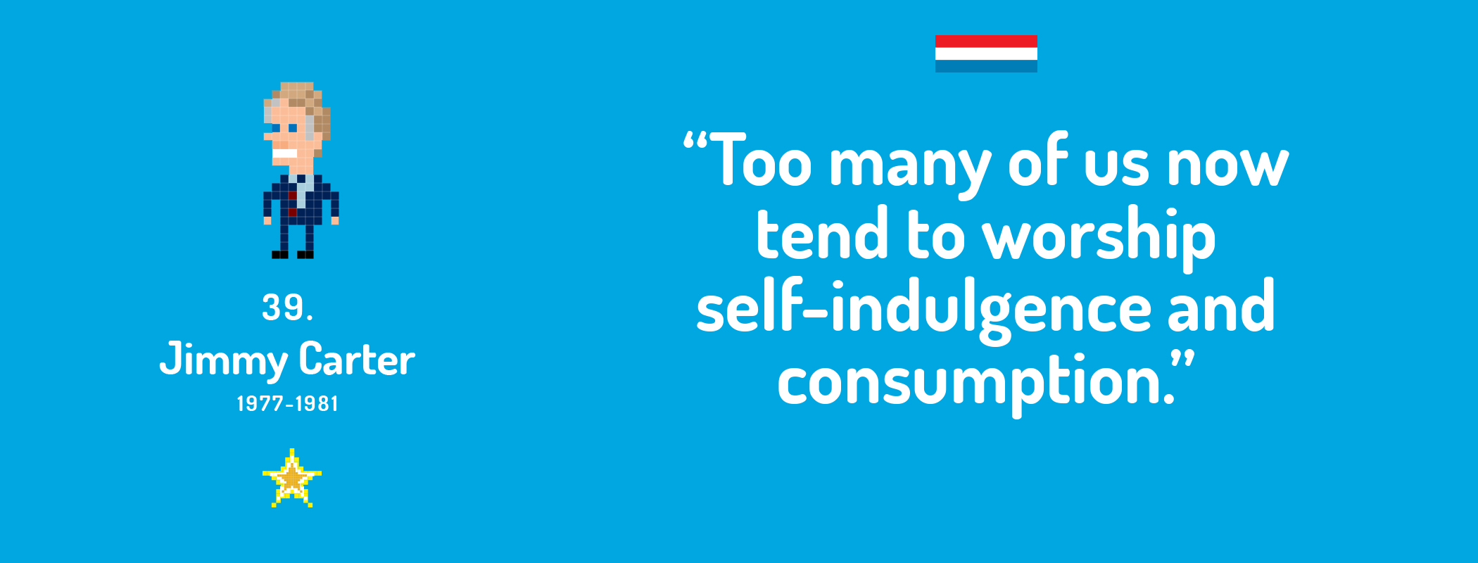 Too many of us now tend to worship self-indulgence and consumption.