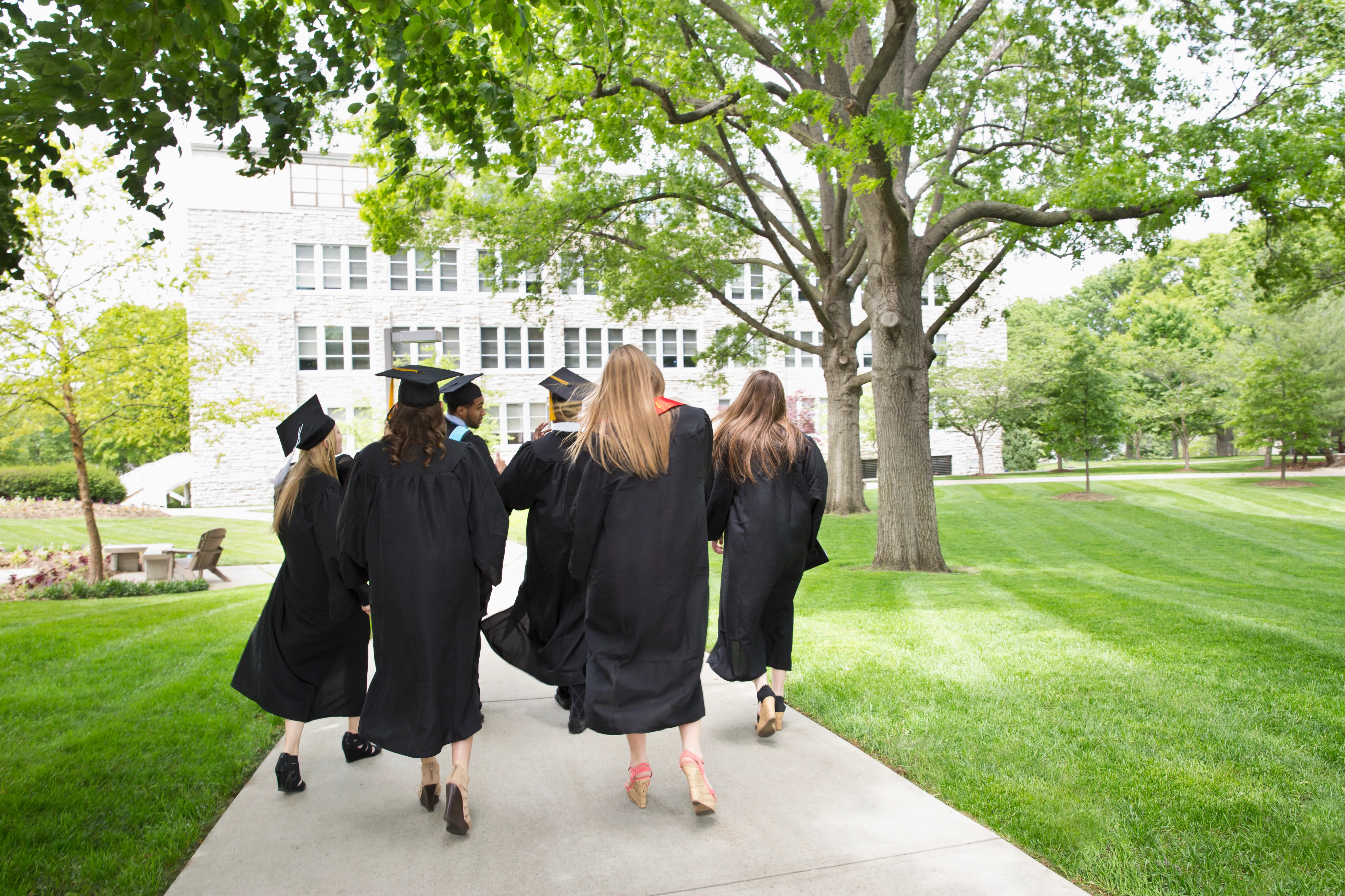 Public colleges. University Graduation. University Campus Outdoor Graduation. Graduation Ceremony. Graduation walk.