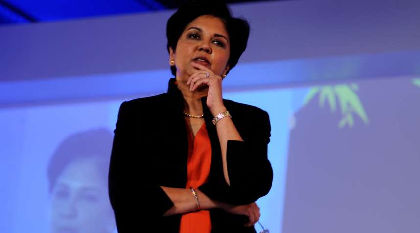 NEW DELHI, INDIA  NOVEMBER 3, 2011: Indra Nooyi, Chairman and CEO of Pepsico, photographed at Adasia 2011. (Photo by Pradeep Gaur/Mint via Getty Images)