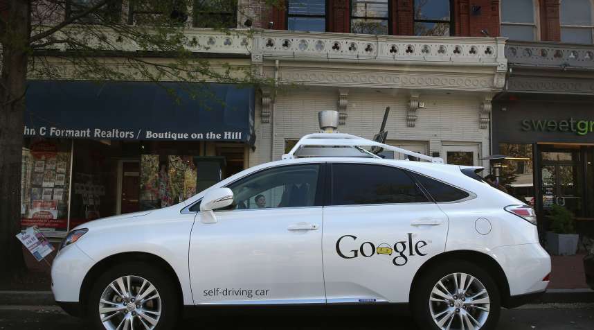 Google is one of many companies investing in self-driving car technology.