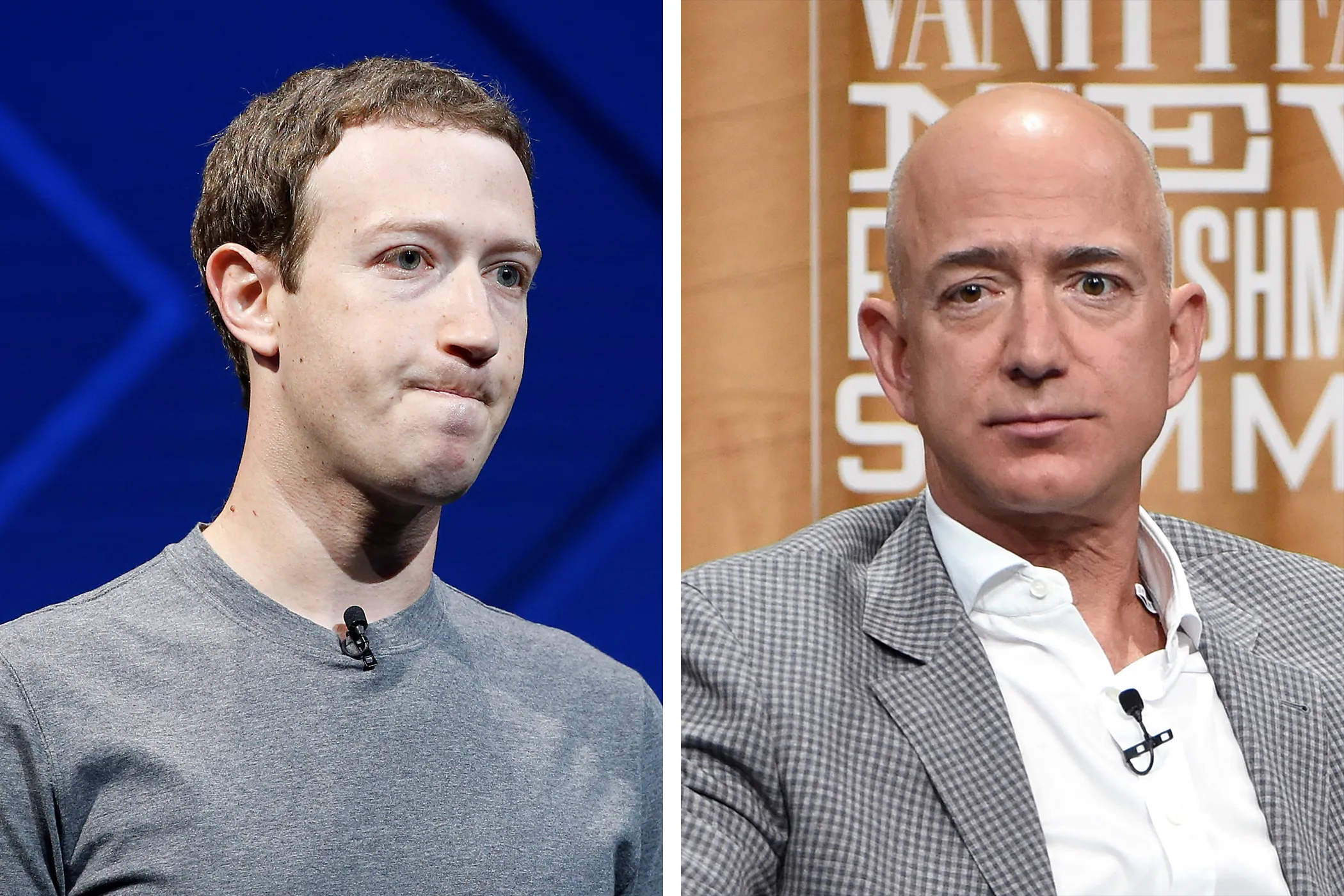 Jeff Bezos and Mark Zuckerberg Each Lost More Than $2 Billion Since Friday