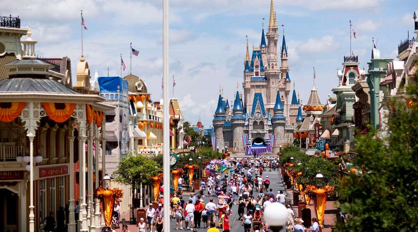 The Magic Kingdom at Walt Disney World in Florida.