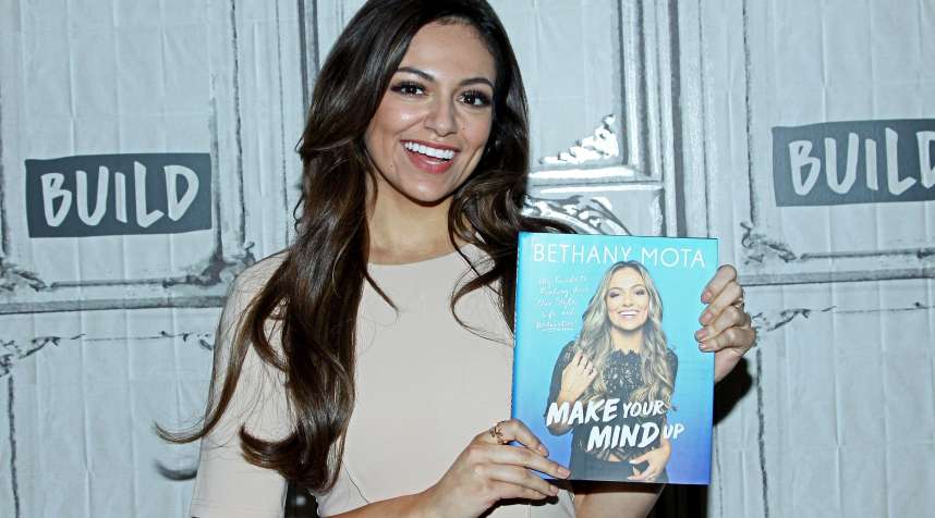 NEW YORK, NY - JUNE 14:  Build presents Bethany Mota discussing her new book  Make Your Mind Up  at Build Studio on June 14, 2017 in New York City.  (Photo by Steve Mack/FilmMagic)