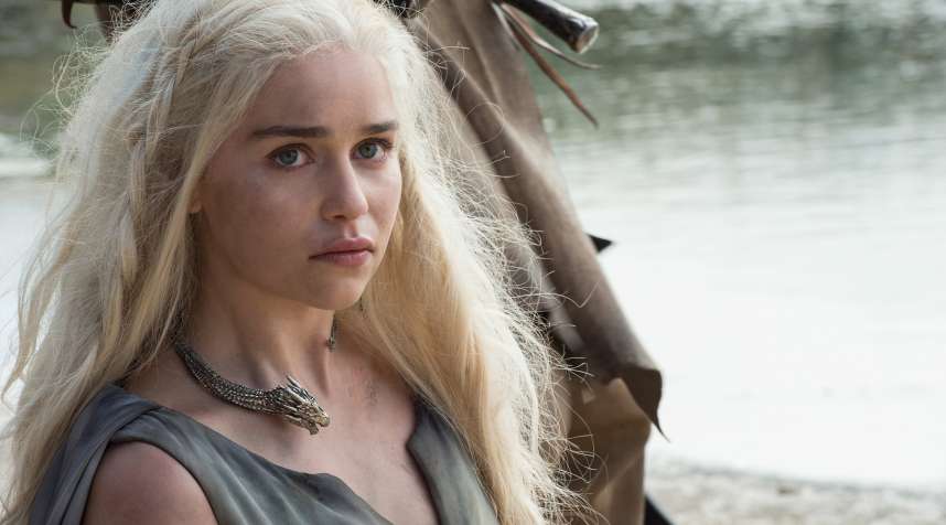 Emilia Clarke in Game of Thrones on HBO