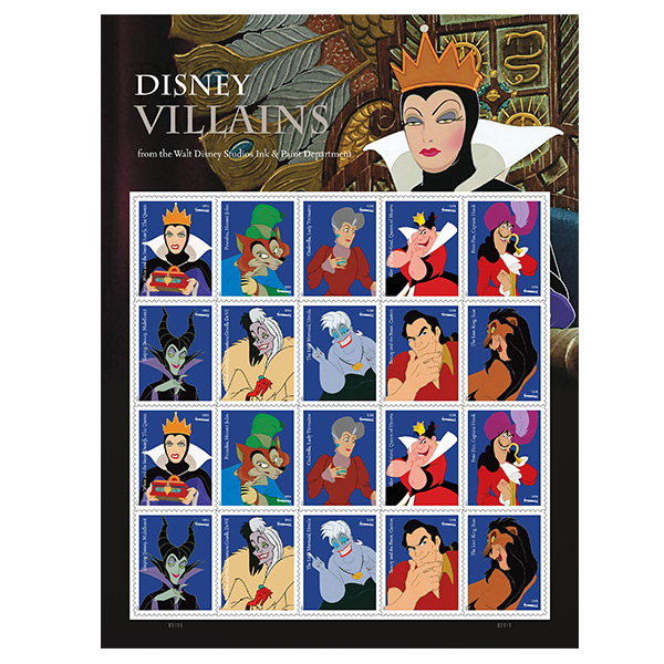 These New Postage Stamps Let You Channel Your Inner Disney Villain