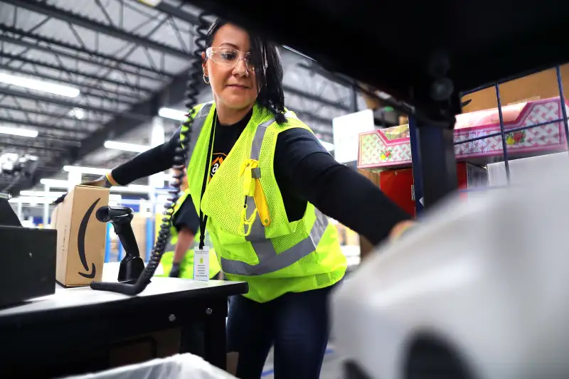 A Look Inside Amazon's Fall River Warehouse