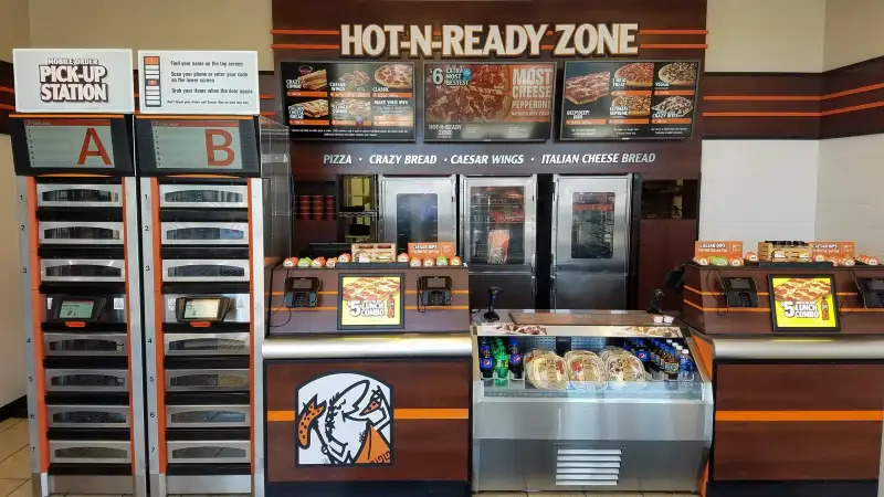 Little Caesars Pizza Portal lobby