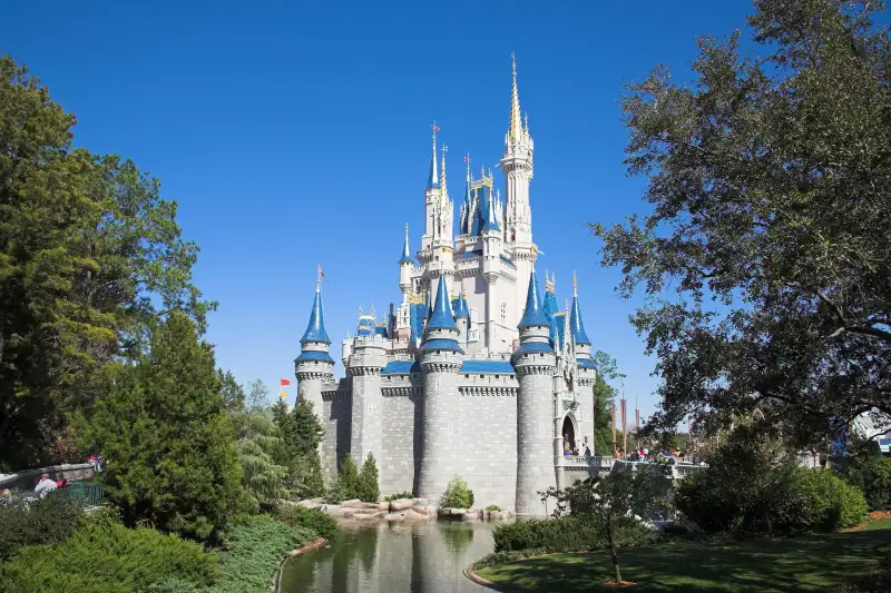 Cinderella Castle, Magic Kingdom, Disney World, Orlando, Florida, USA