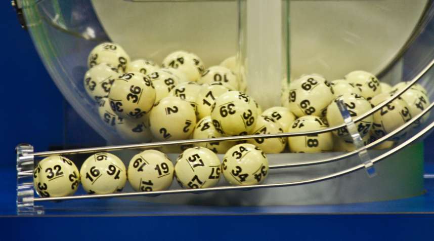 The winning Powerball numbers are shown after being drawn at the Florida Lottery studio in January 2016