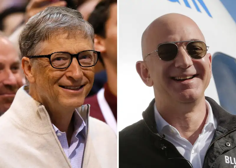 Billionaires Bill Gates Jeff Bezos Are Richest Men In Tech Money 1321