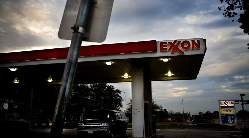 An Exxon gas stations on March 22, 2006 in Houston, TX.