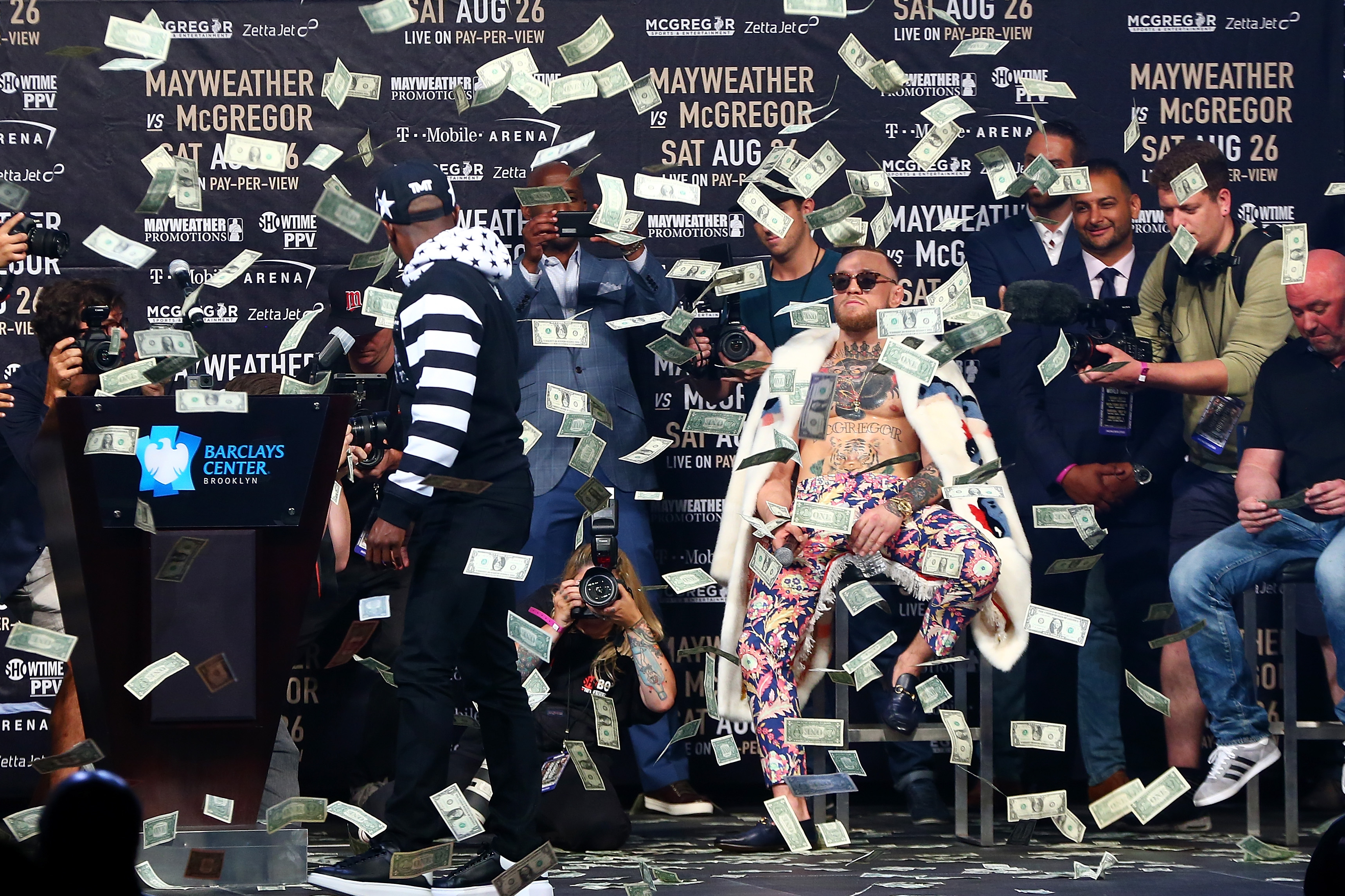 All of McGregor and Mayweather's 'Money Fight' Style