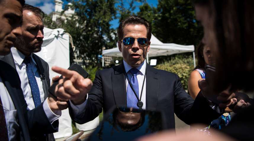 Anthony Scaramucci served as White House communications director for less than two weeks.
