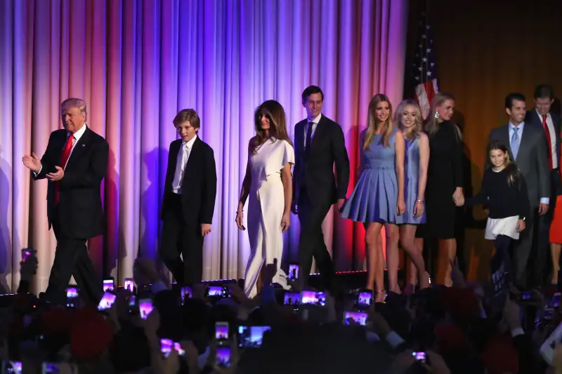 Republican Presidential Nominee Donald Trump Holds Election Night Event In New York City