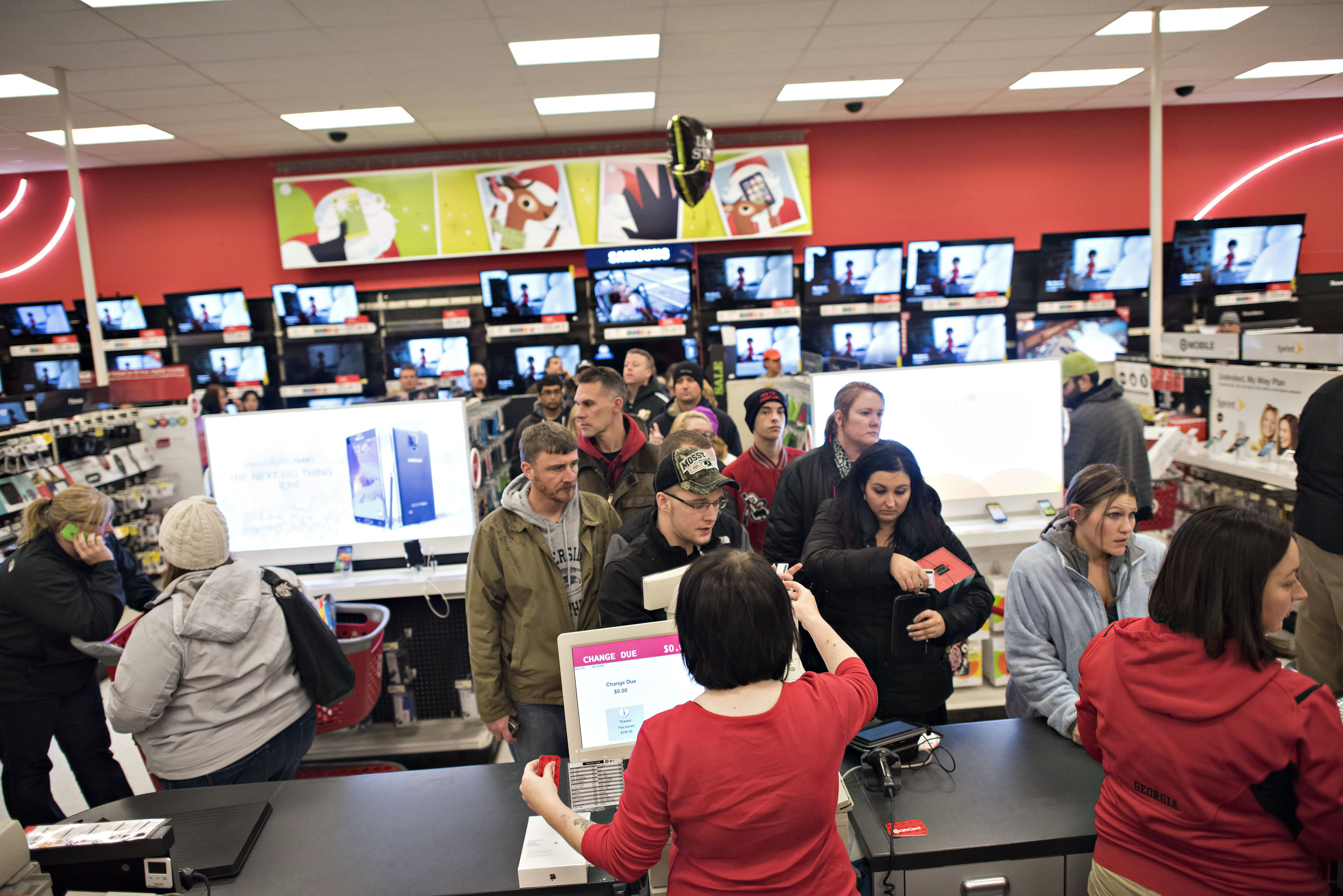 Shoppers Inside A [f500link]Target[/f500link] Corp. Store Ahead Of Black Friday Sales