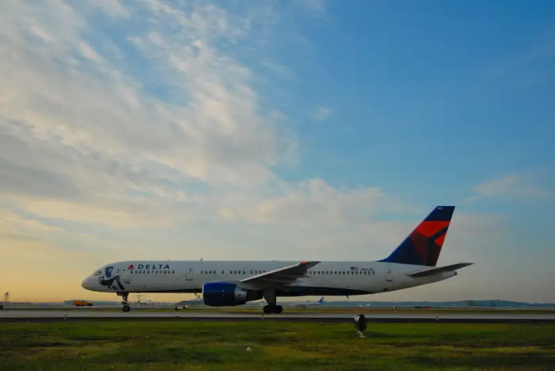 USA - Transportation - Delta Airplane with New Logo