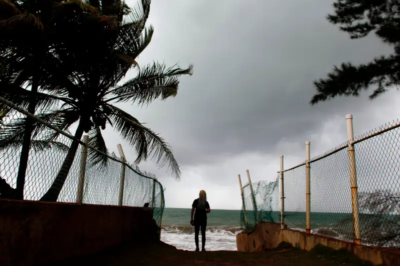 TOPSHOT-PUERTORICO-WEATHER-STORM-CARIBBEAN