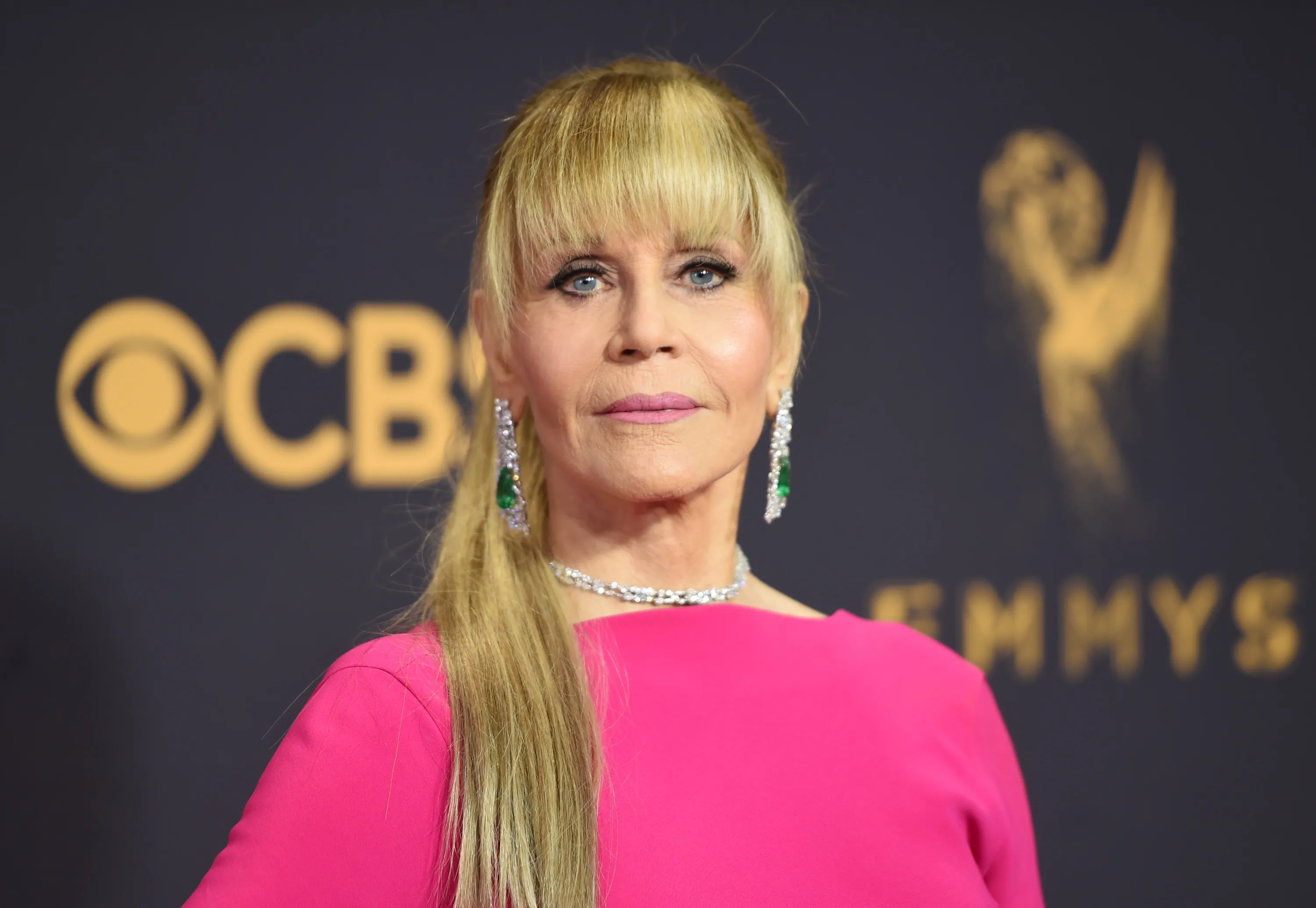 Jane Fonda Wore a $1.75 Million Necklace — Backwards — to the Emmys