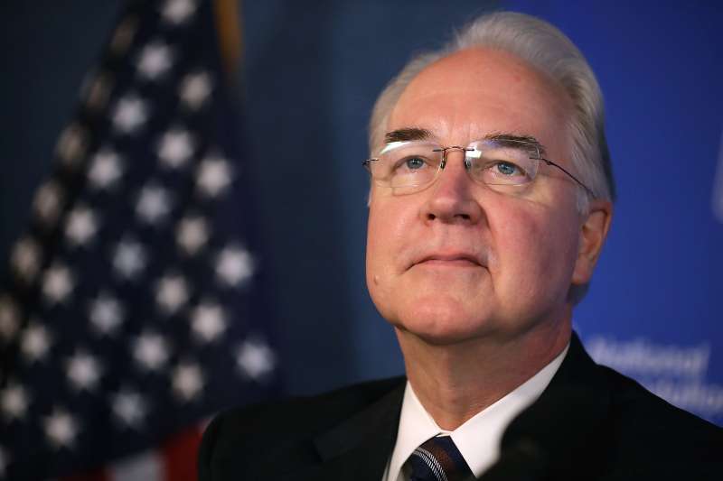 HHS Secretary Tom Price Holds News Conference On Influenza Prevention