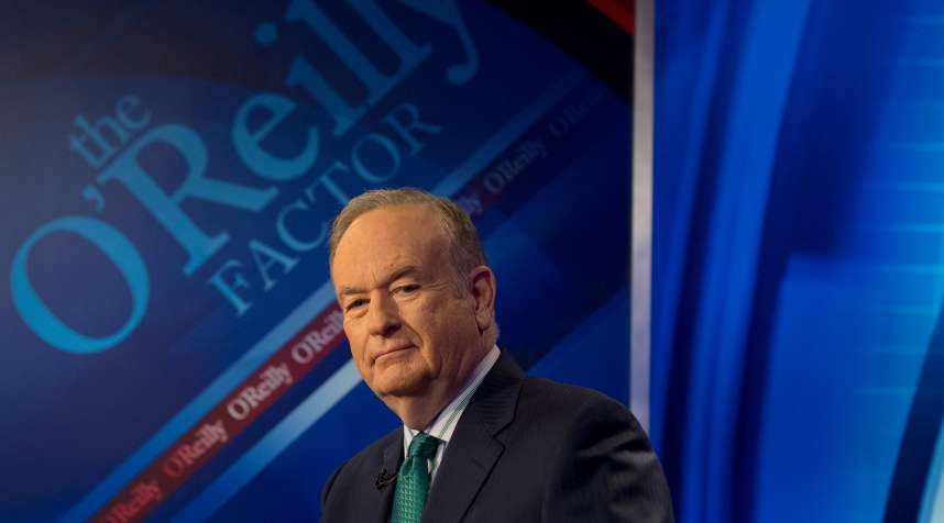 Fox News Channel host Bill O'Reilly poses on the set of his show  The O'Reilly Factor  in New York March 17, 2015.