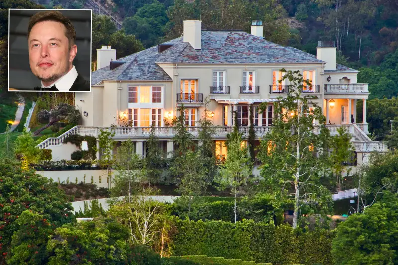 See Inside Elon Musk's Bel Air Mansions Money