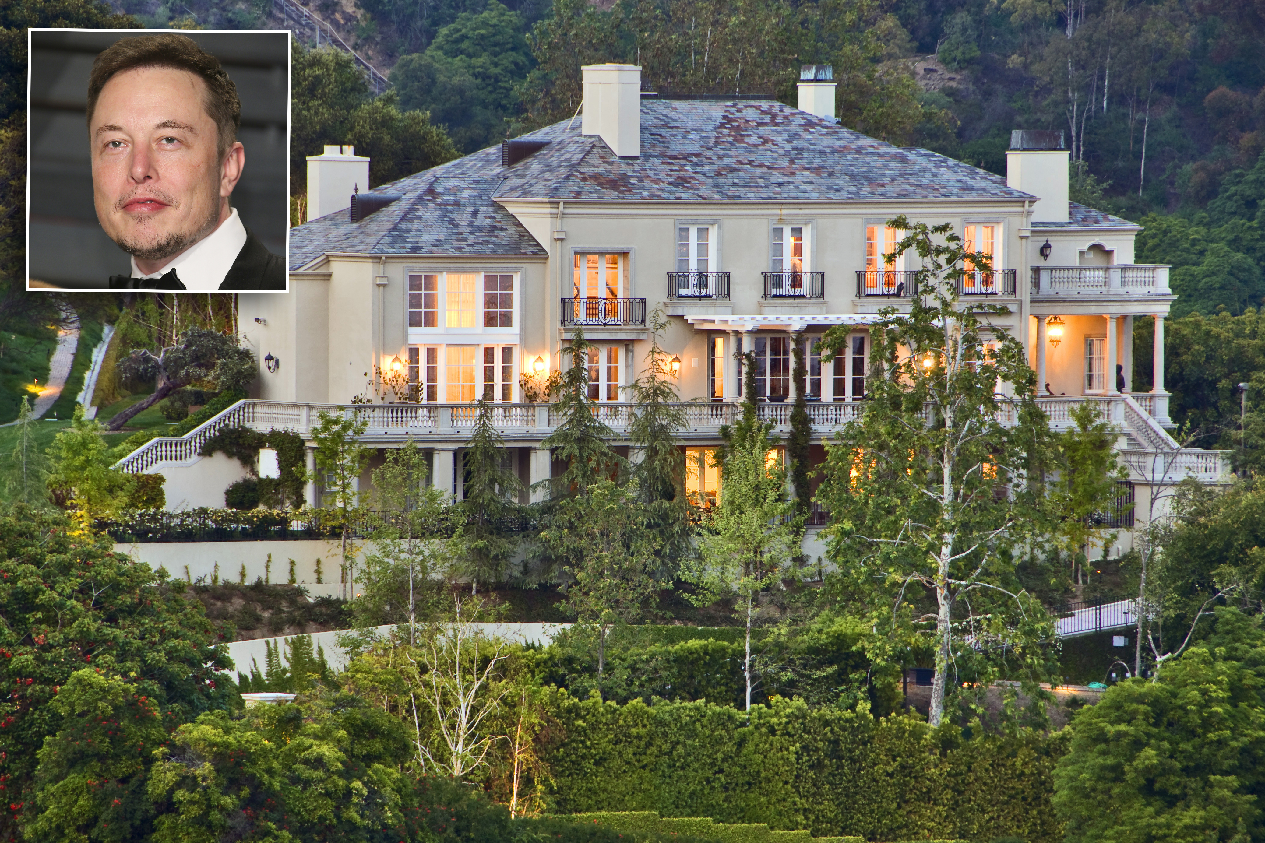 Elon Musk Spent $72 Million on Bel Air Mansions. Here’s What His Lavish Life Looks Like