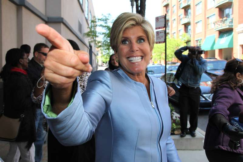 CHICAGO, IL - MAY 24: Television personality Suze Orman departs Harpo Studios after the final taping of  Oprah  on May 24, 2011 in Chicago, Illinois. (Photo by Michael Roman/FilmMagic)