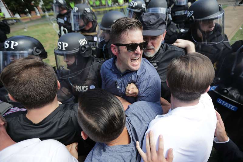 Violent Clashes Erupt at  Unite The Right  Rally In Charlottesville