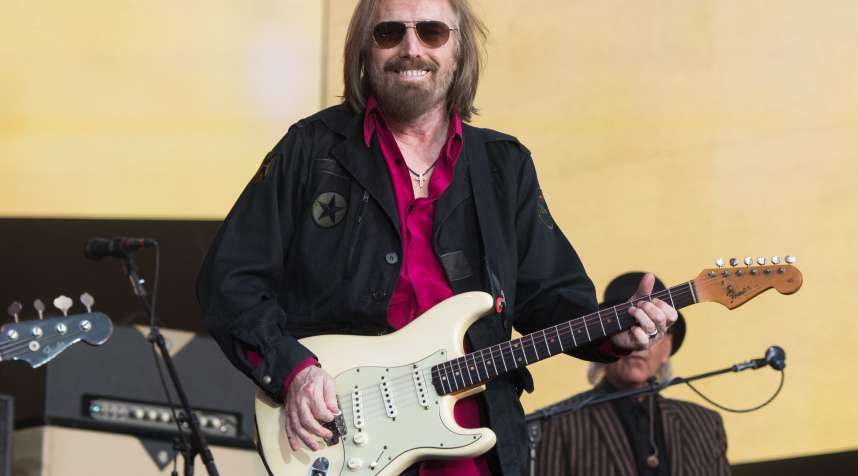 Tom Petty on stage in London in the summer of 2017.