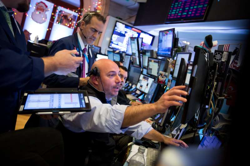 Trading On The Floor Of The NYSE As U.S. Stocks Fluctuate