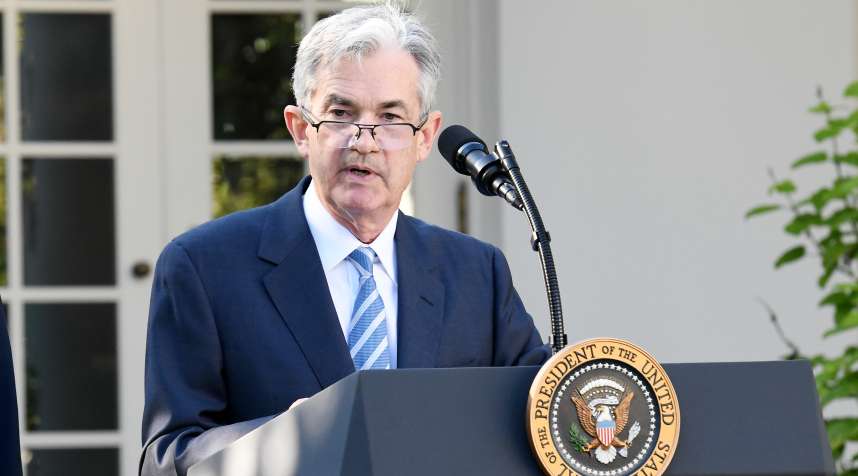 Jerome Powell, governor of the U.S. Federal Reserve and President Donald Trump's nominee as chairman of the Federal Reserve, speaks during a nomination announcement in the Rose Garden of the White House in Washington, D.C., U.S., on Thursday, Nov. 2, 2017. If approved by the Senate, the 64-year-old former Carlyle Group LP managing director and ex-Treasury undersecretary would succeed Fed Chair Janet Yellen.