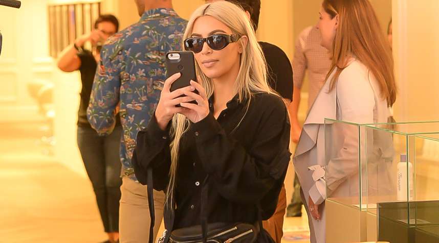 Kim Kardashian is seen in Soho  on September 9, 2017 in New York City.