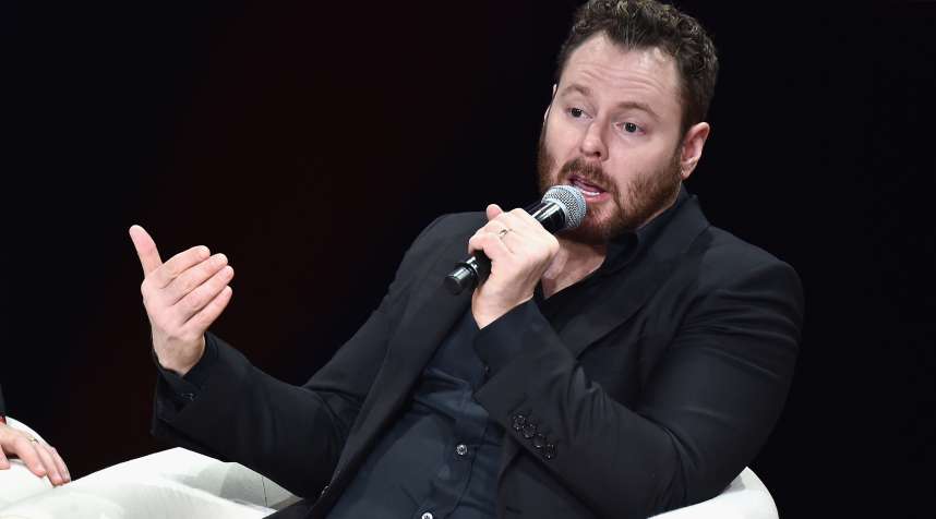 Entrepreneur and philanthropist Sean Parker speaks onstage during Global Citizen: Movement Makers at NYU Skirball Center.