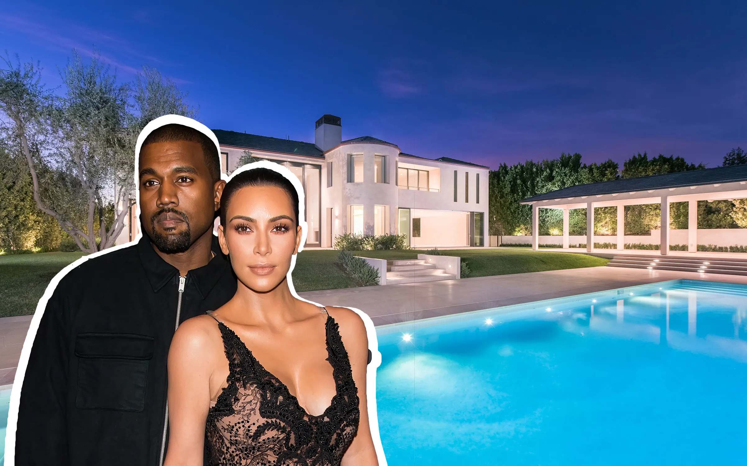 Kim Kardashian West and Kanye West Flipped This Mansion and It's Stunning. Take a Look Inside