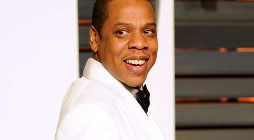 In this Feb. 22, 2015 file photo, Jay Z arrives at the 2015 Vanity Fair Oscar Party in Beverly Hills, California