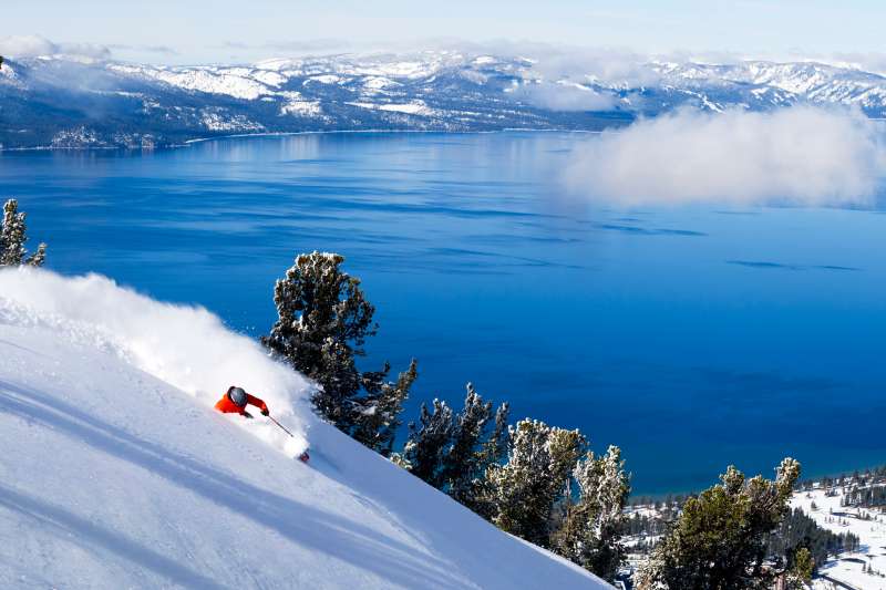 Heavenly Ski Resort in South Lake Tahoe, California.